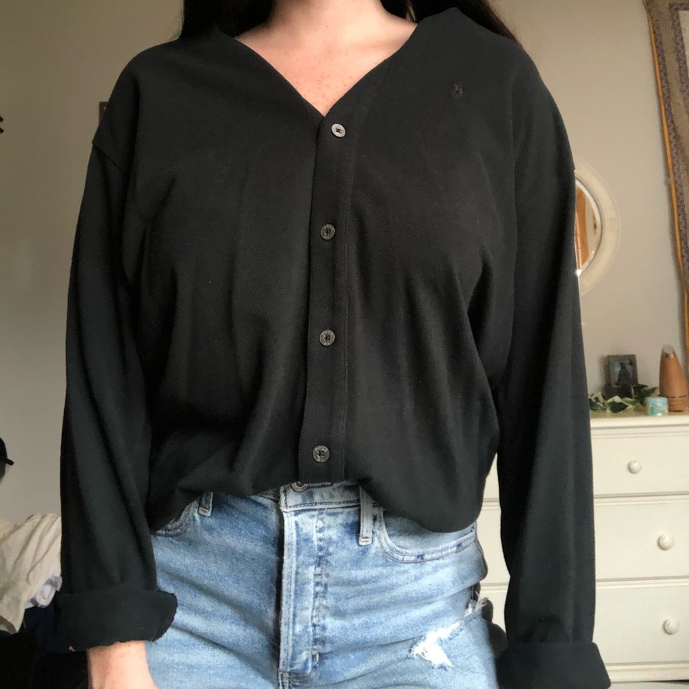 Ralph Lauren button down cardigan top